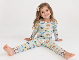 My First National Parks Trip Bamboo Toddler Pajamas | Two-Piece Adventure Sleepwear | Rayn’s Tiny Stitches