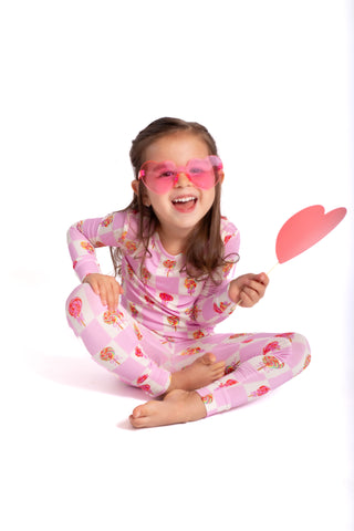 My First Lollipop -2-Piece Bamboo Pajamas for Girl