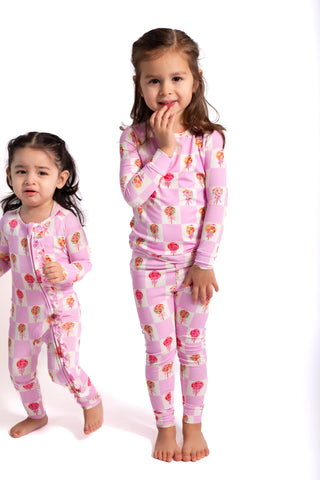 My First Lollipop -2-Piece Bamboo Pajamas for Girl