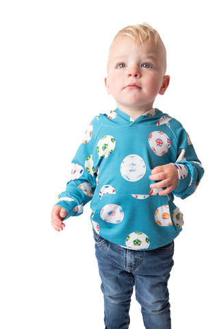 My First Soccer Outfit  Bamboo Soccer Hoodie | Unisex Kids Hoodie Ages 18M–6Y