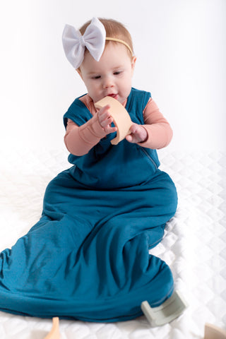 Solid Sleep Sack Bamboo Double Zip Baby Sleep Sack | Wearable Blanket